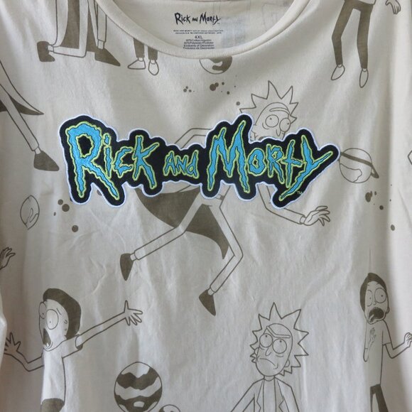 (#Z) Men's Rick and Morty tshirt Size 4XL - Picture 2 of 5